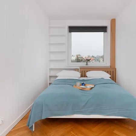 דירה Pastel Apartment With Two Bedrooms And Balcony In Gdynia By Noclegi Renters גדינייה