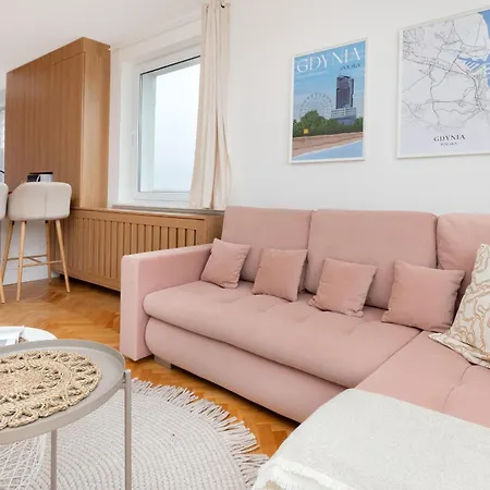 דירה Pastel Apartment With Two Bedrooms And Balcony In Gdynia By Noclegi Renters *